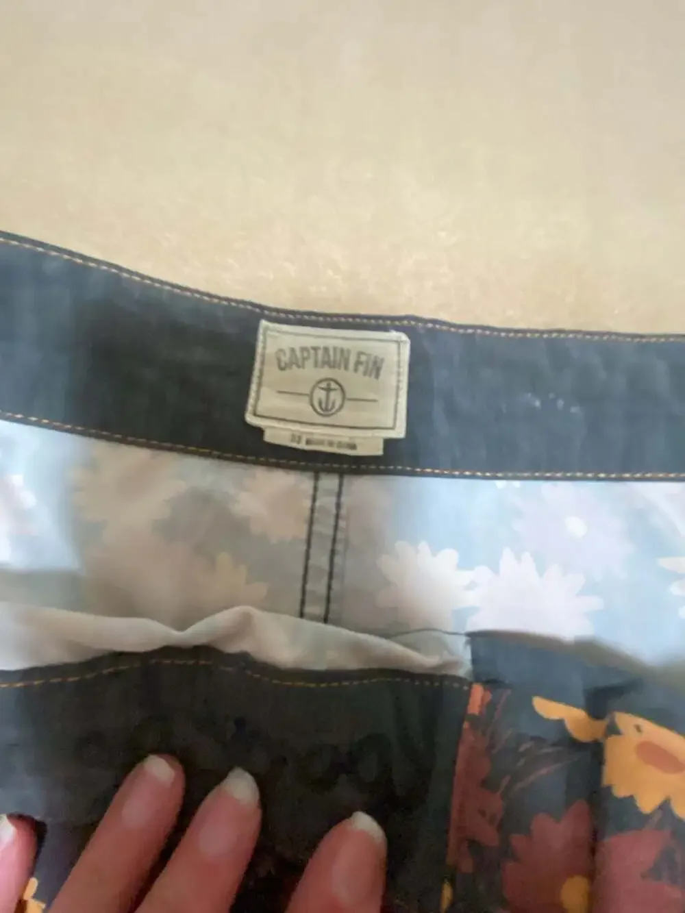 Captain Fin Men's Floral Print Swim Trunks